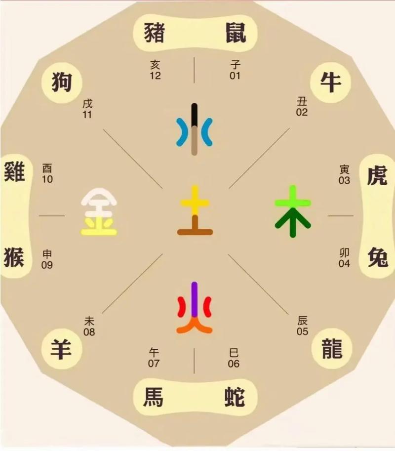 各打一生肖,十二生肖八卦图对照