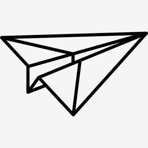 TG纸飞机灰色版,telegran纸飞机