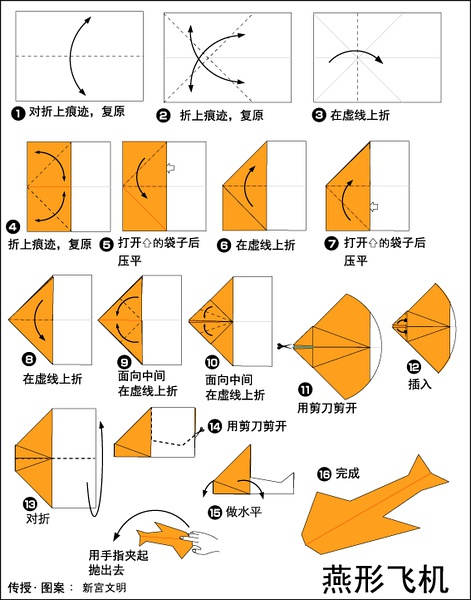 Q版纸飞机-q版纸飞机绘画