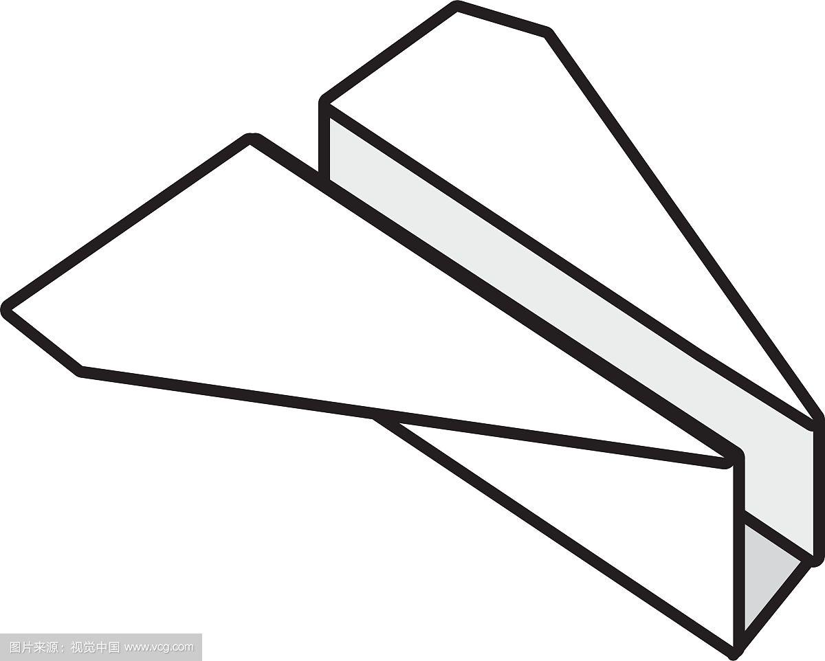 纸飞机简笔画-纸飞机简笔画简单又漂亮