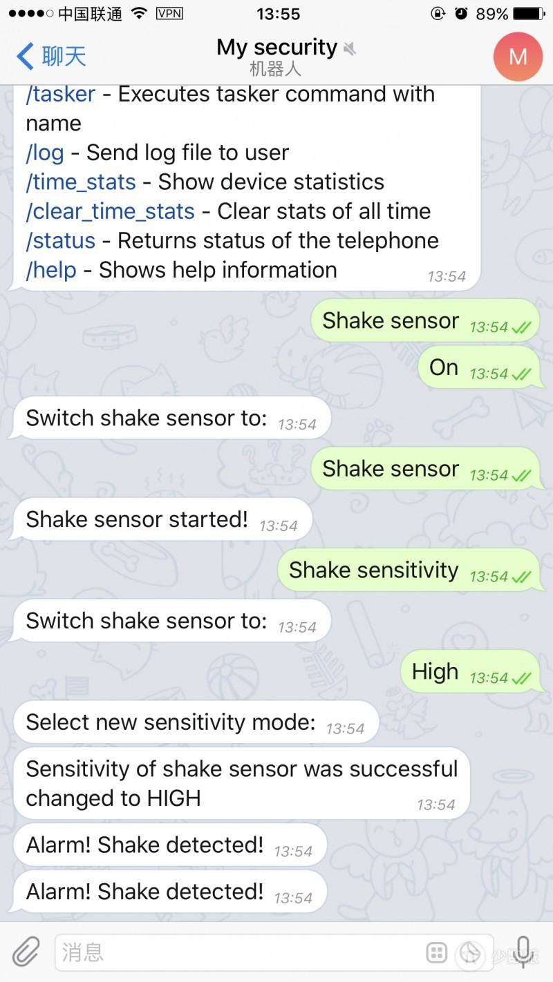 关于为什么telegeram没有show的信息