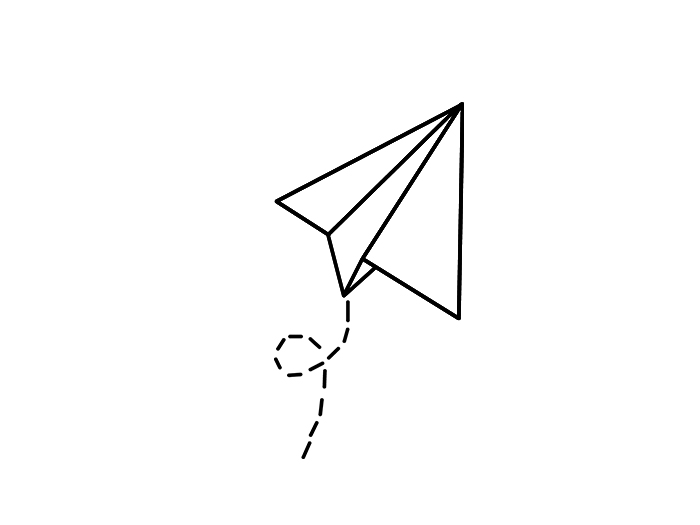 纸飞机简笔画-纸飞机简笔画怎么画