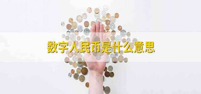 数字人民币是什么意思怎么使用-数字人民币是什么意思怎么使用视频