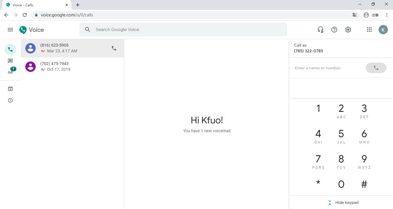 GoogleVoice注册-google voice注册成功但是没有号码