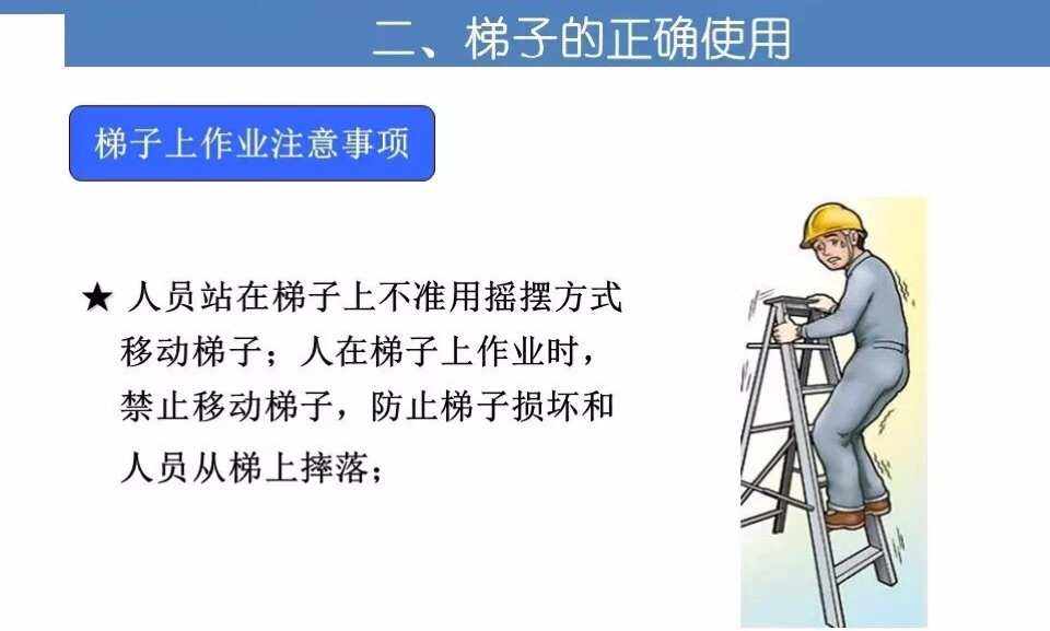 使用梯子的安全要求有哪些_使用梯子的安全要求有哪些方面
