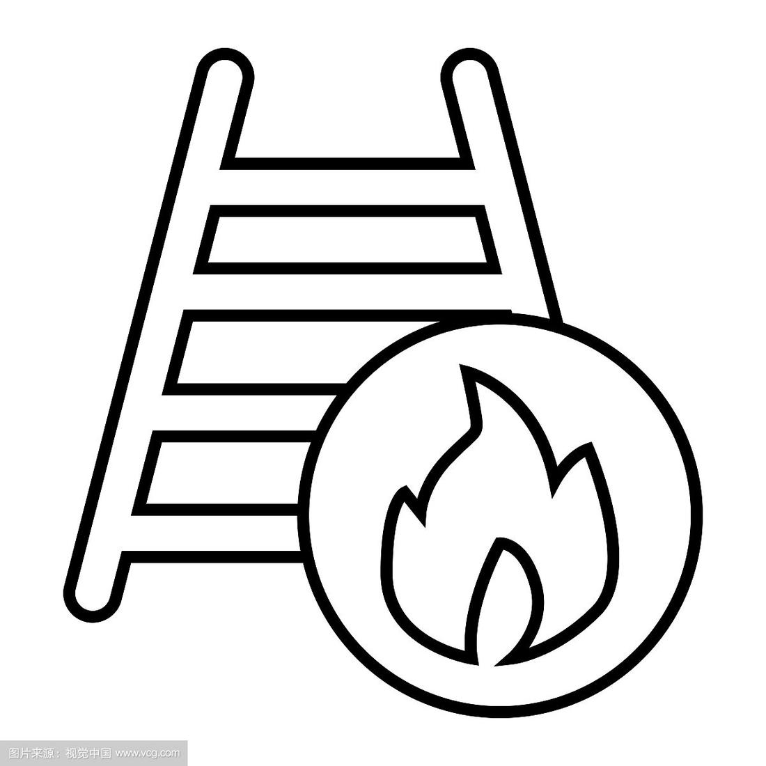 幼儿园消防梯子卡通图片_幼儿园消防梯子卡通图片简笔画