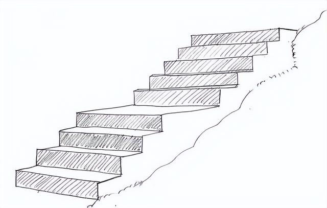 立体梯子的画法_立体画的梯子怎么画