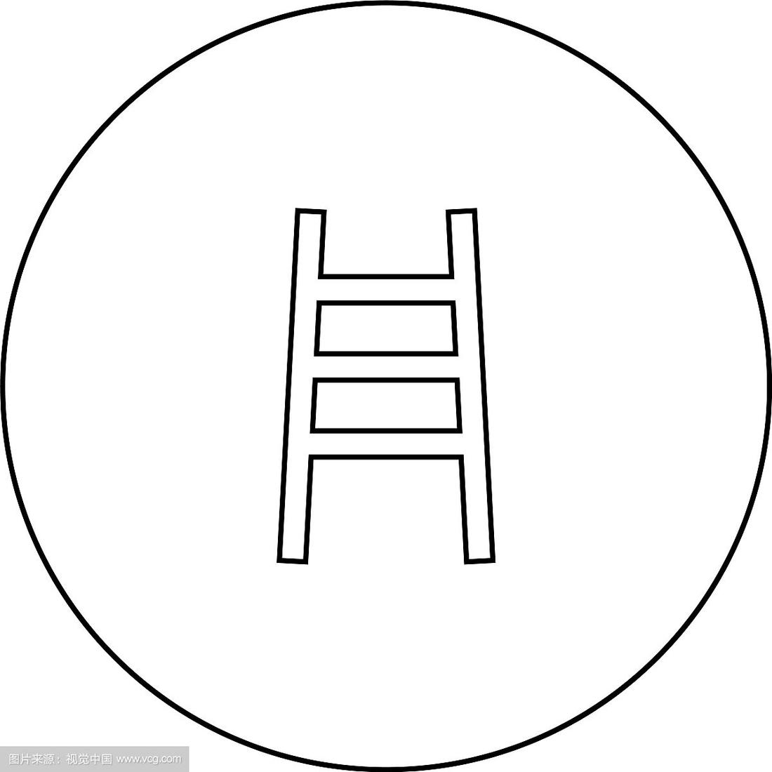 梯子的卡通简笔画图片_梯子的卡通简笔画图片大全