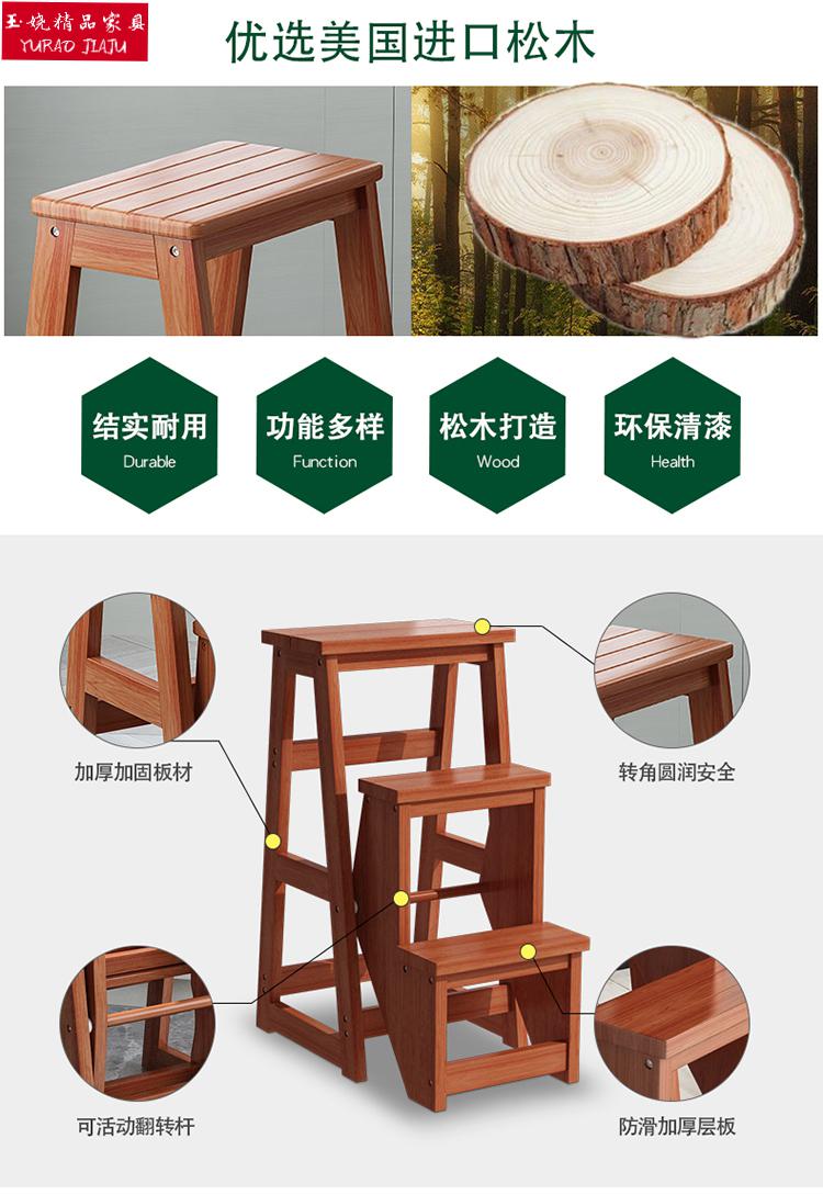 椅子变梯子制作尺寸图_多功能椅子变梯子设计说明