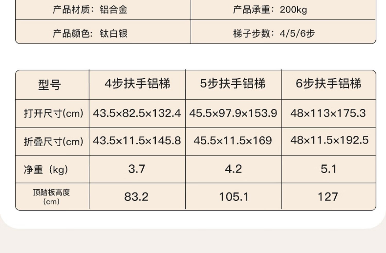 铝梯子多少钱一把_铝合金梯子多少钱一把