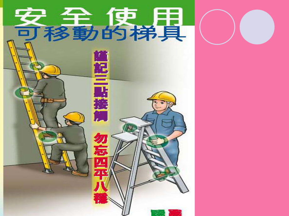 安全使用梯子的原则_安全使用梯子的原则不包括