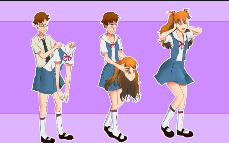 强制穿上皮套变成女人_史莱姆从胸口寄生变成女生