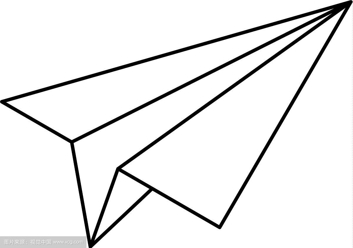纸飞机简笔画简单又漂亮_纸飞机简笔画简单又漂亮图片